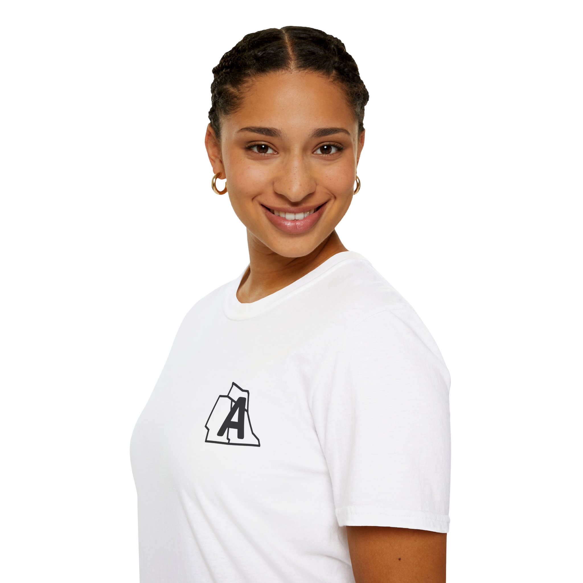 state initial pocket t shirt — minimalist palm graphic tee with 'pelen uxuta / rca pimor' back design state initial pocket t shirt — minimalist palm graphic tee with 'pelen uxuta / rca pimor' back design