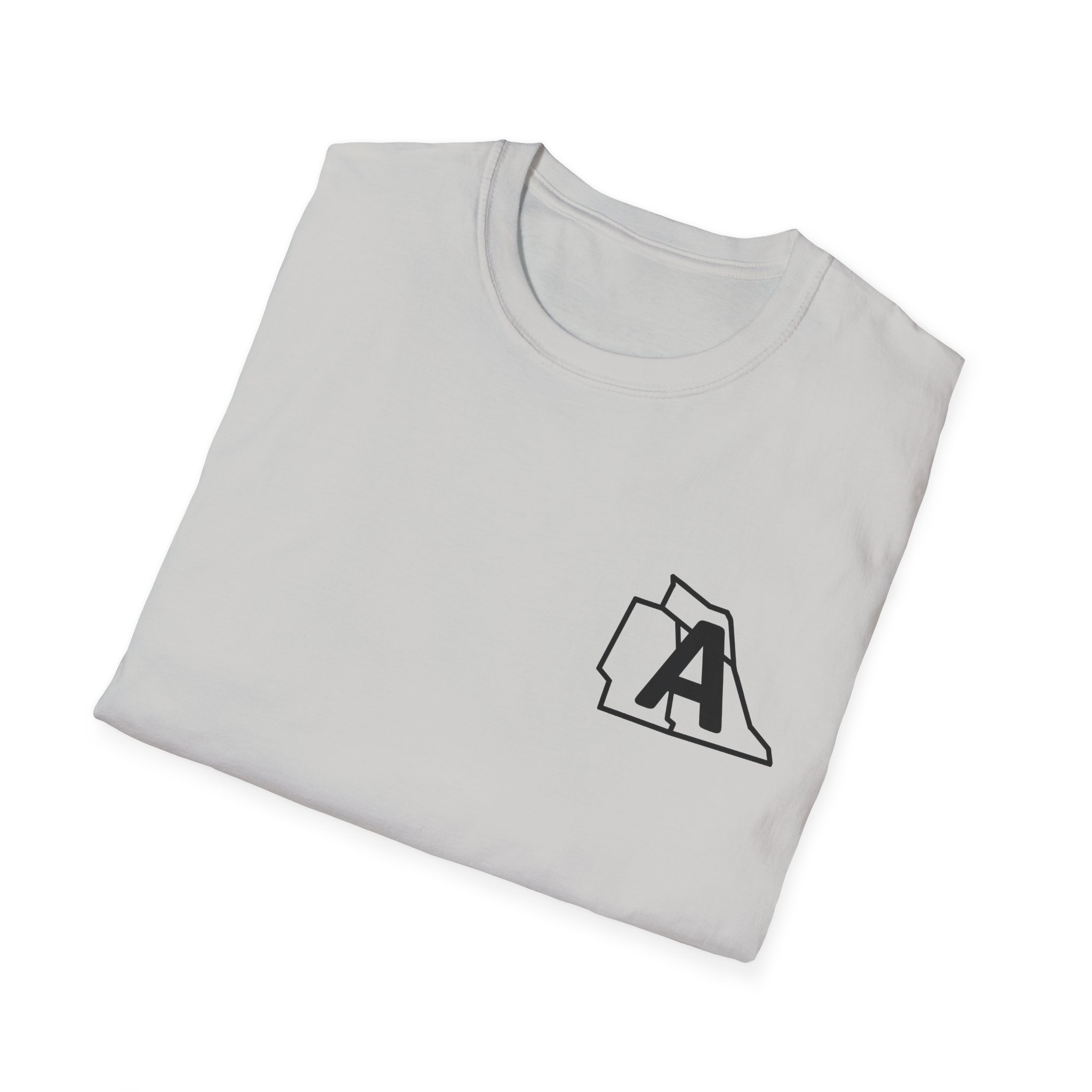 state initial pocket t shirt — minimalist palm graphic tee with 'pelen uxuta / rca pimor' back design state initial pocket t shirt — minimalist palm graphic tee with 'pelen uxuta / rca pimor' back design