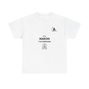ca maron text logo t shirt | minimalist italian phrase tee